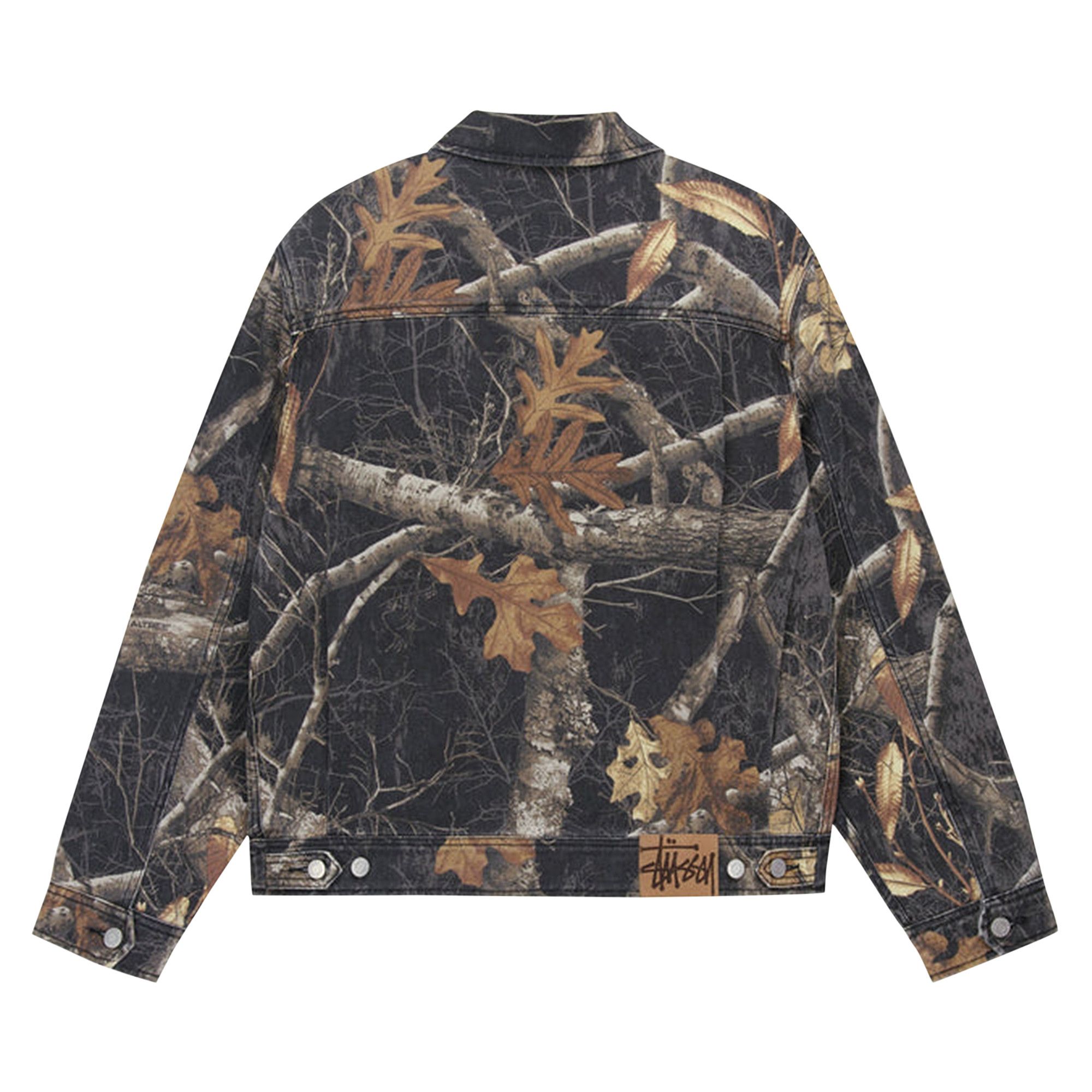 Buy Stussy Realtree Edge Zip Work Jacket Black 115683 BLAC GOAT AU