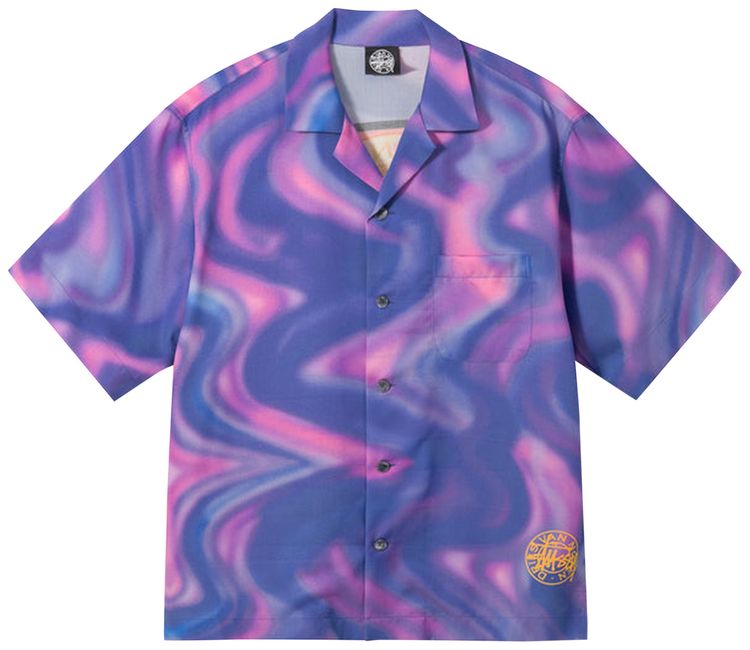 Stussy x Dries Van Noten Waves Shirt Purple