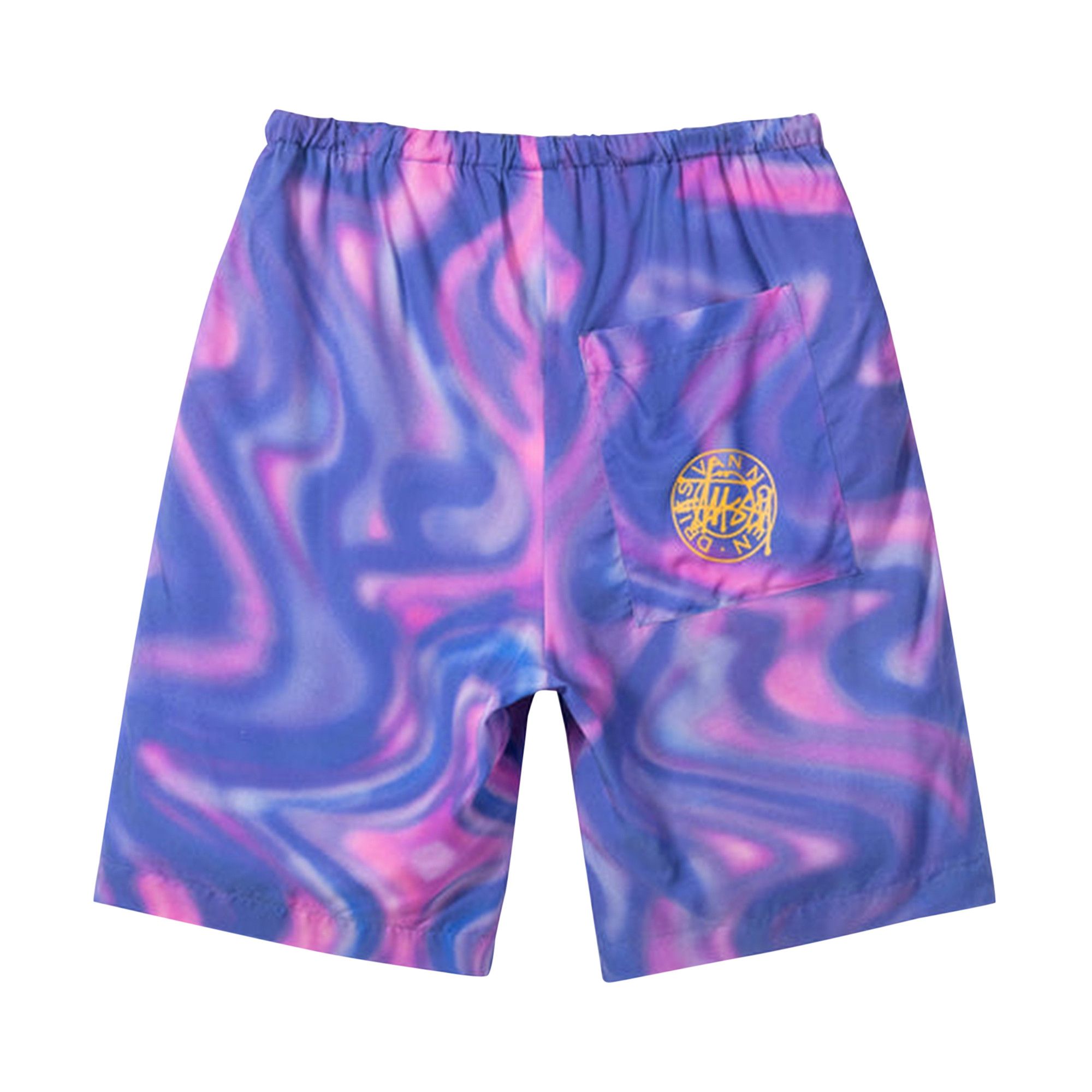 Buy Stussy x Dries Van Noten Waves Short 'Purple' - 312021 PURP | GOAT
