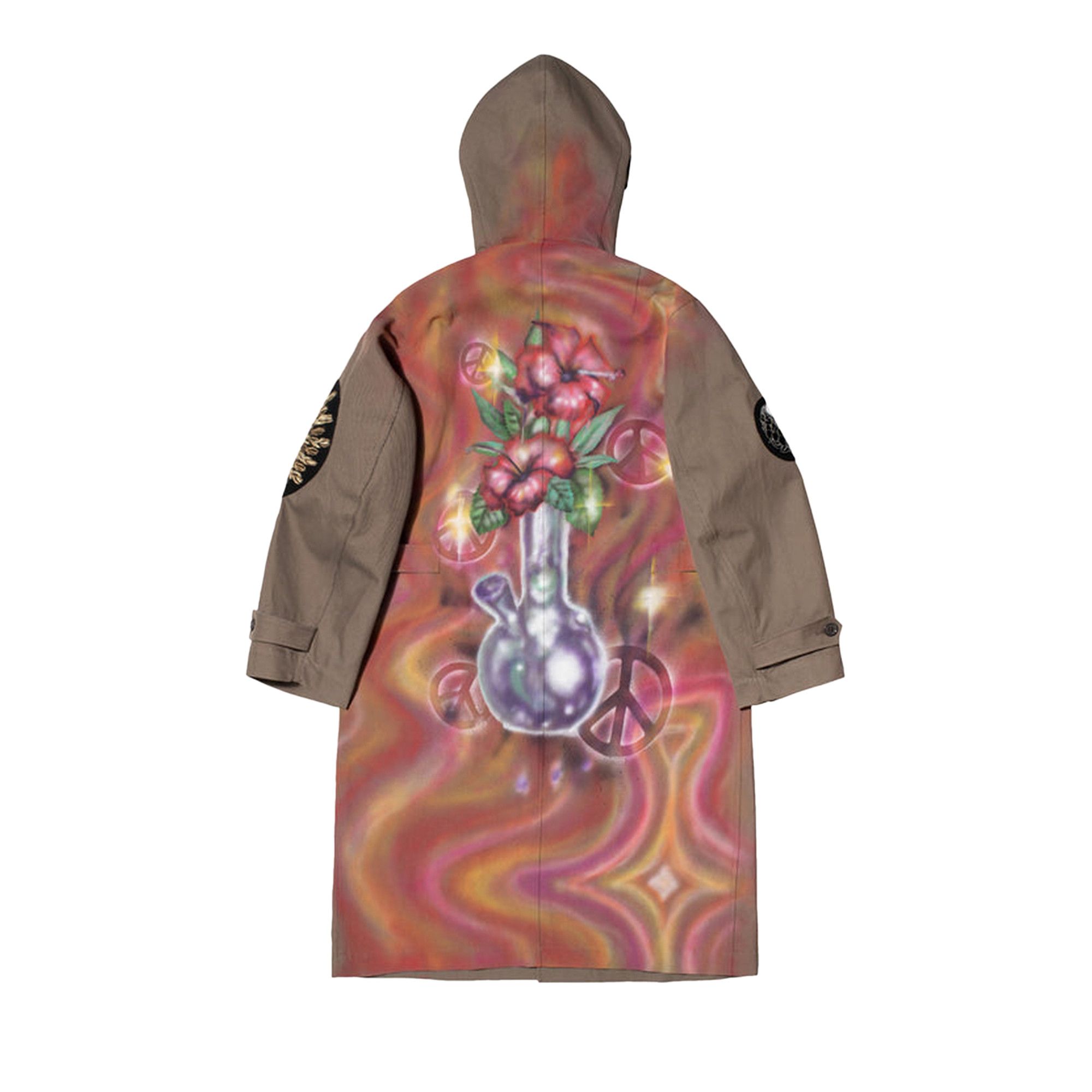 Buy Stussy x Dries Van Noten Wool-Blend Military Parka 'Khaki