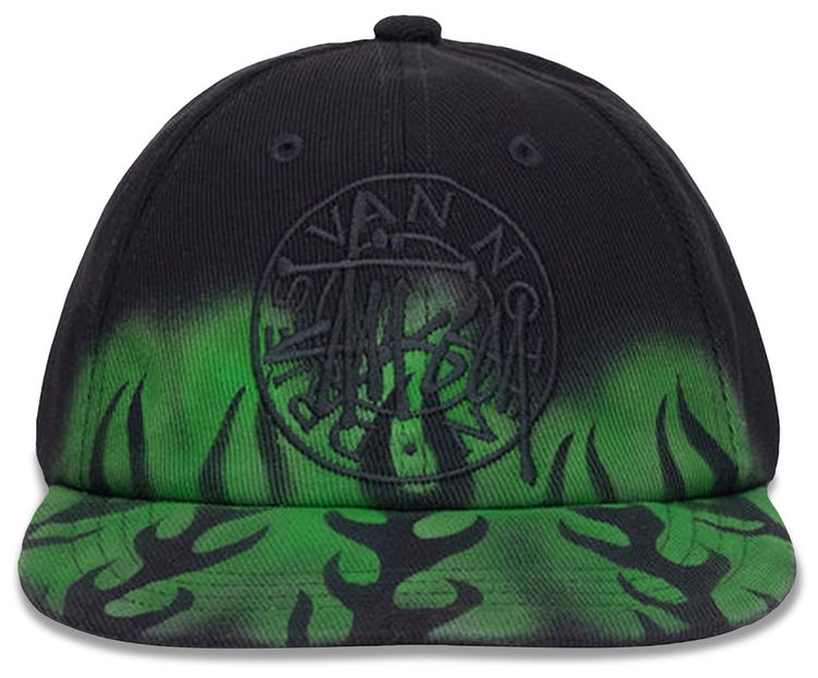 Stussy x Dries Van Noten Stencil Cap Black