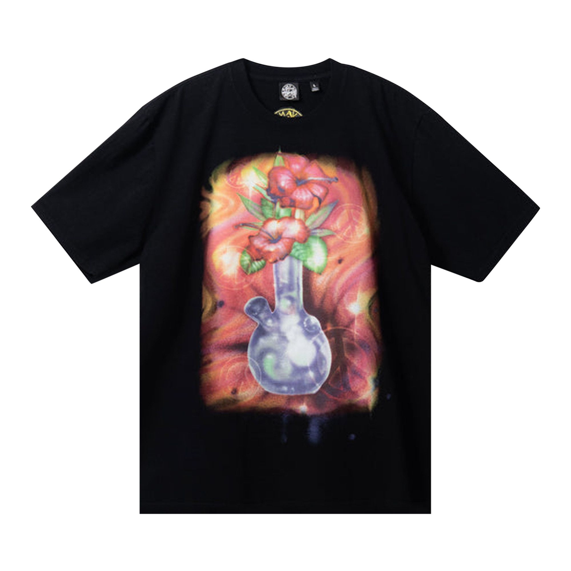 Buy Stussy x Dries Van Noten Airbrush Vase Tee 'Black' - 3903780 BLAC | GOAT