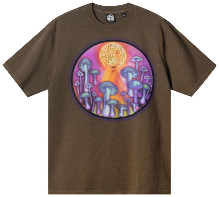 Stussy x Dries Van Noten Airbrush Vase Tee Khaki