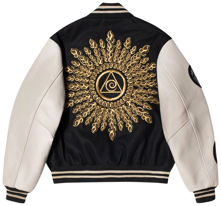 Stussy x Dries Van Noten Varsity Jacket Black