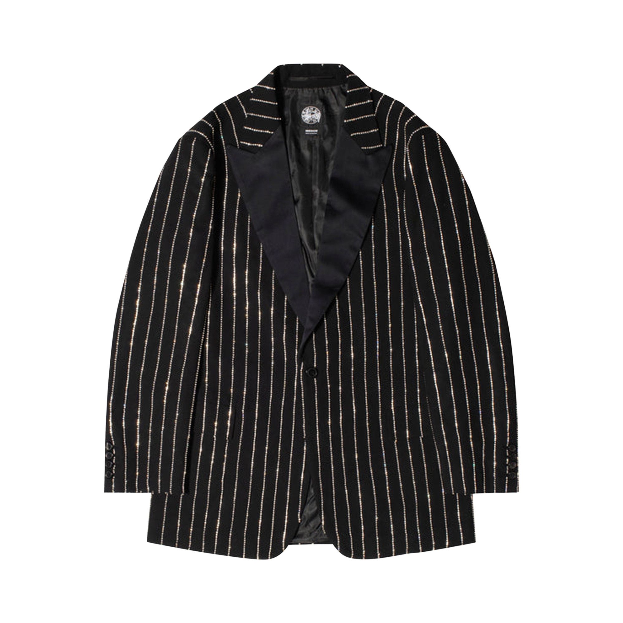 Buy Stussy x Dries Van Noten Crystal Smoking Blazer 'Black