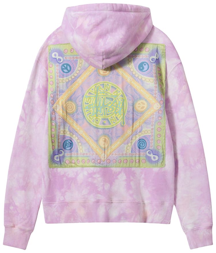 Stussy x Dries Van Noten Bandana Hoodie Lilac