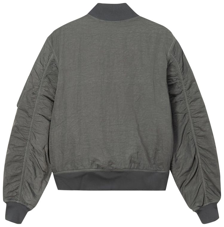 Stussy Dyed Nylon Bomber Charcoal