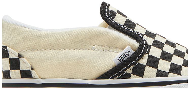 Vans Classic Slip On V TD Checkerboard   Black White