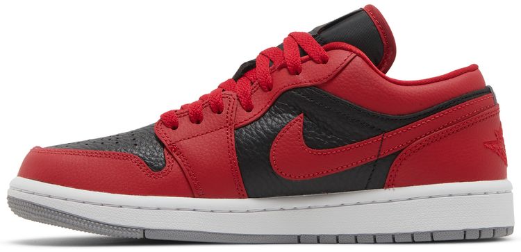 Wmns Air Jordan 1 Low SE Split   Gym Red Cement Grey