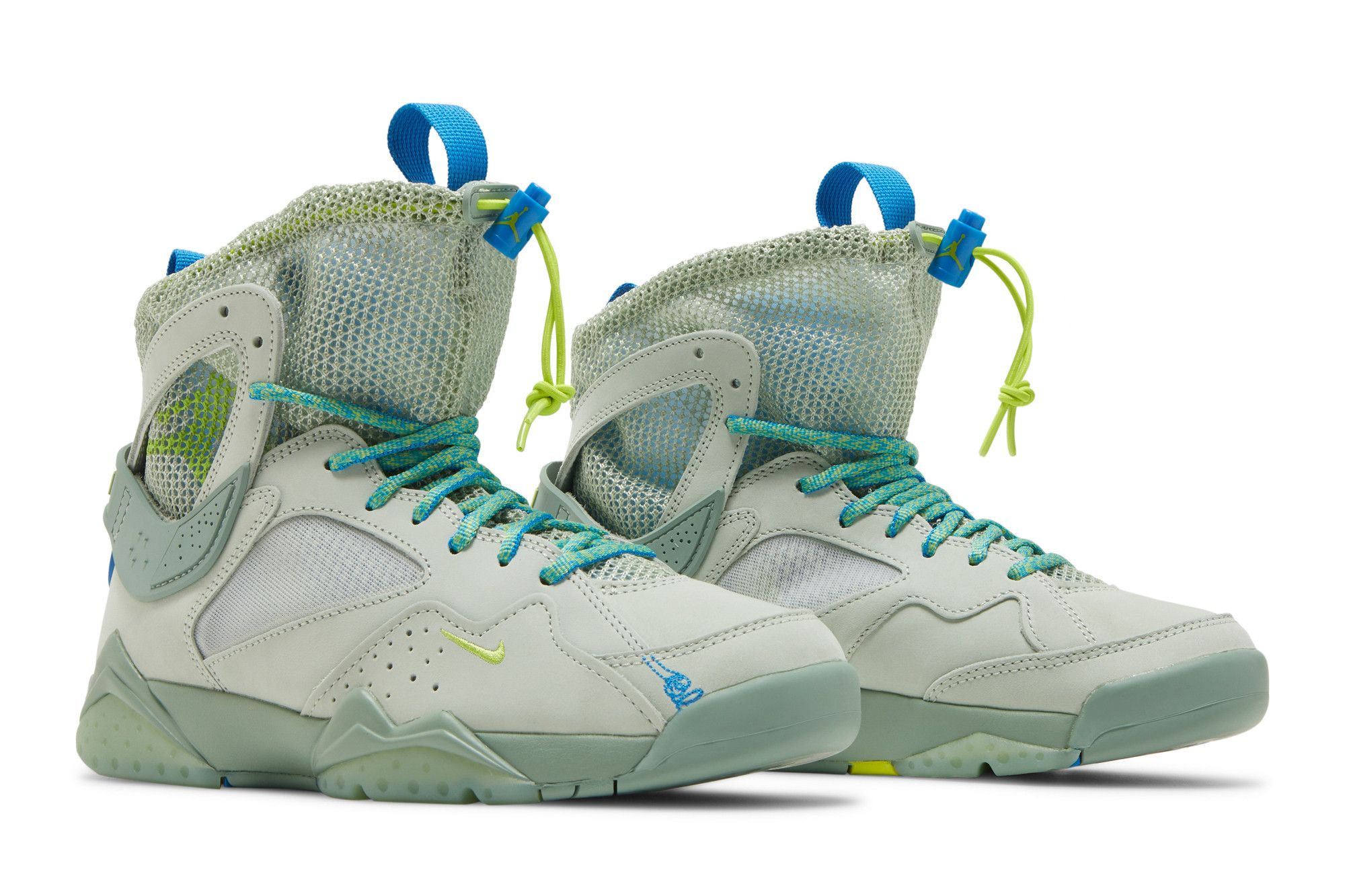 Green jordan 7 online