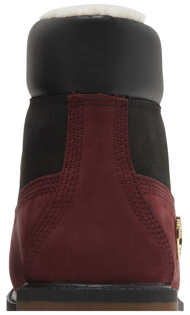 Timberland 6 Inch Premium Shearling Boot Junior Syrah Black