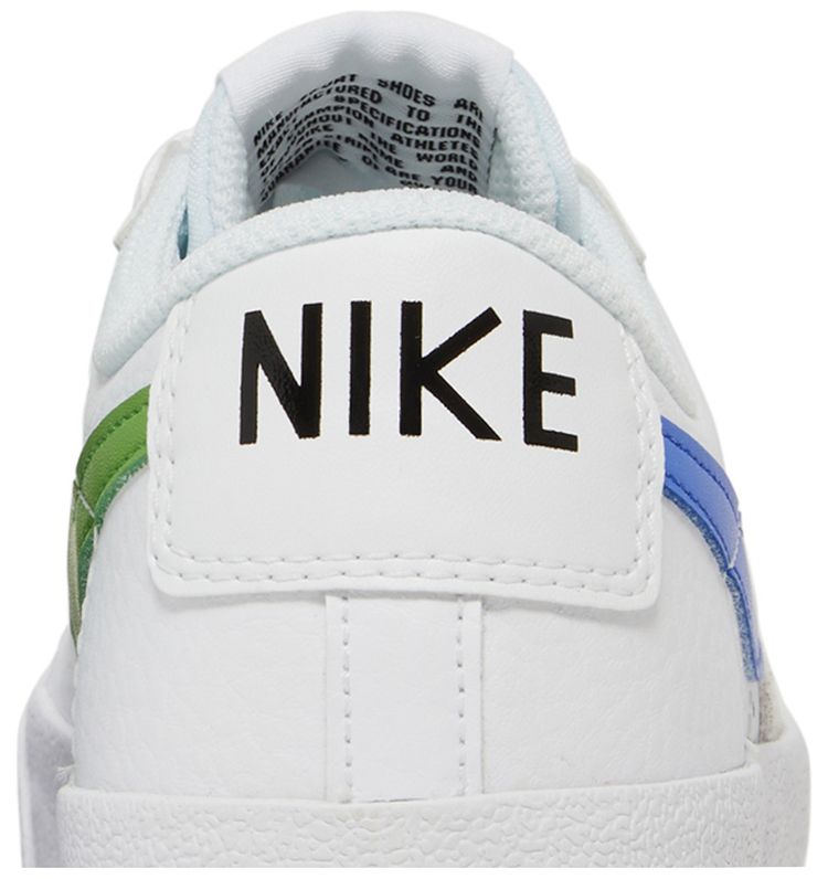 Nike Blazer Low 77 GS White Chlorophyll Medium Blue