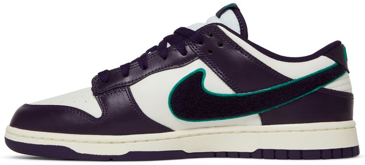 Nike Dunk Low Chenille Swoosh   Grand Purple