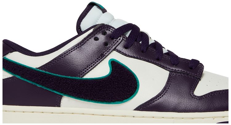 Nike Dunk Low Chenille Swoosh   Grand Purple