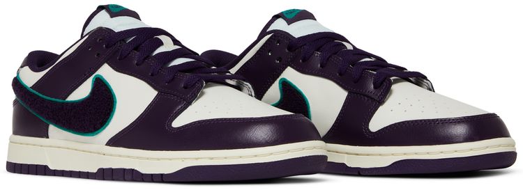 Nike Dunk Low Chenille Swoosh   Grand Purple