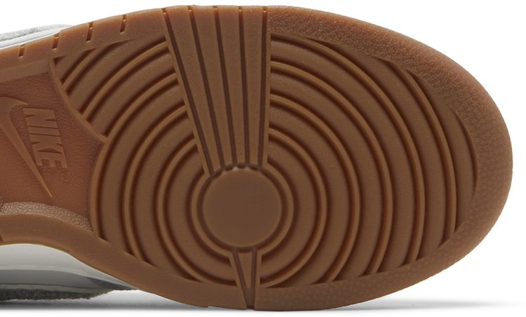 Nike Mens Dunk High Chenille Swoosh Light Smoke Grey