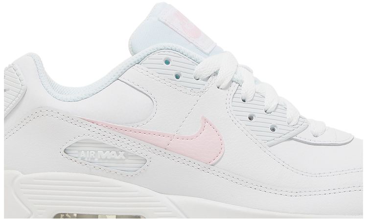 Nike Air Max 90 Leather GS White Pink Foam