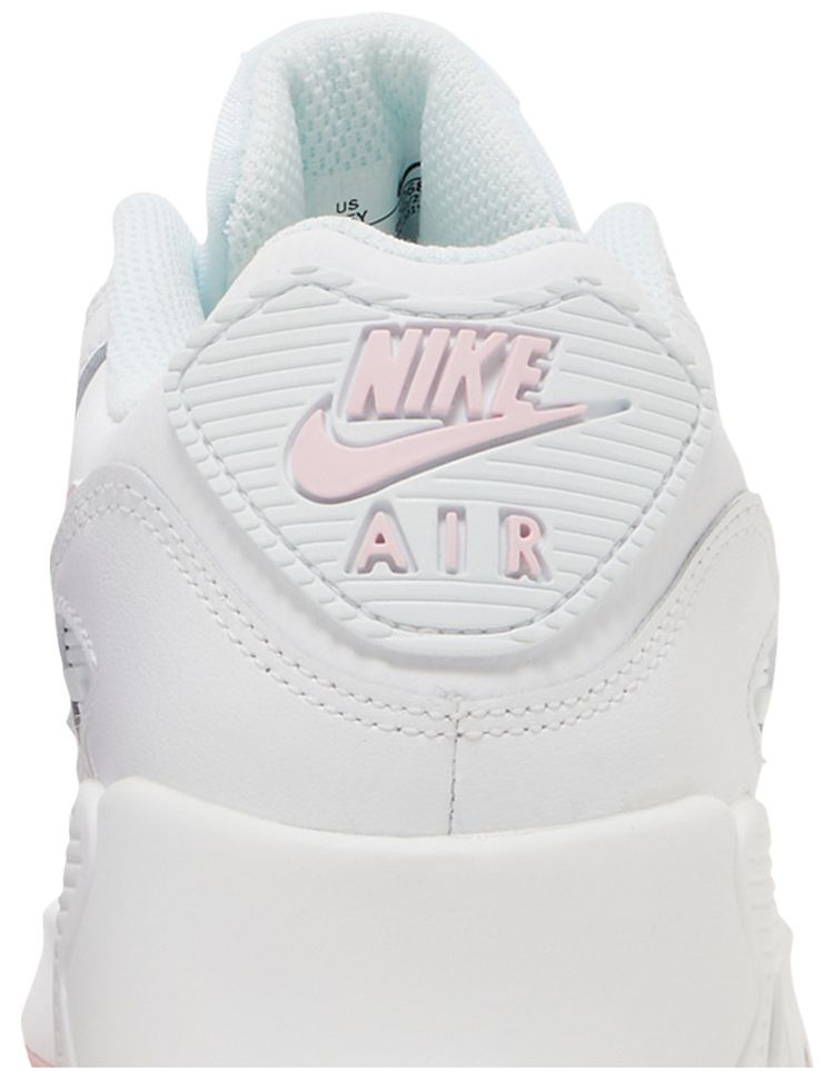 Nike Air Max 90 Leather GS White Pink Foam