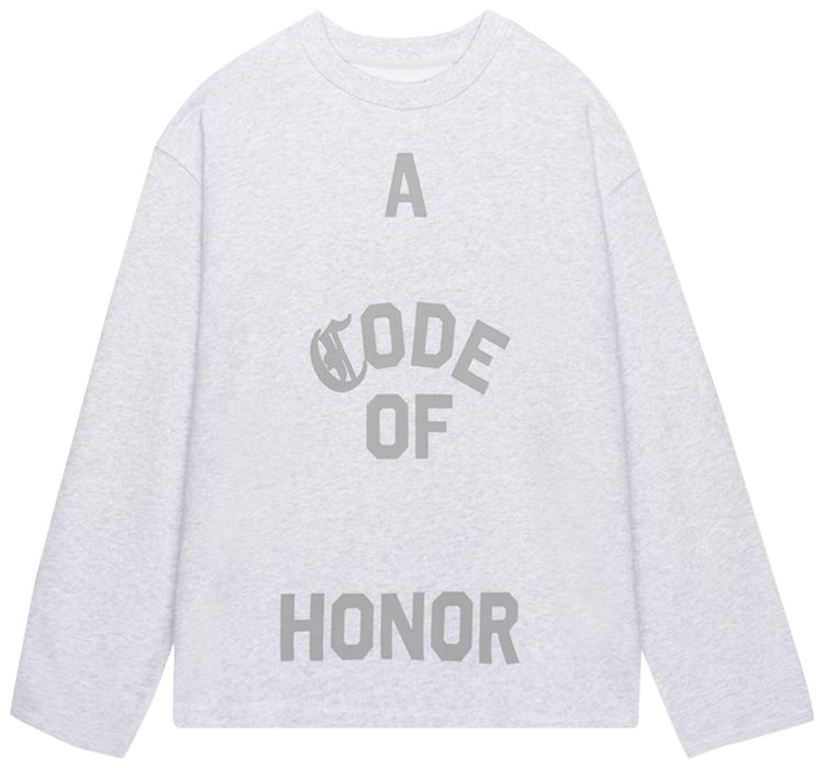Honor The Gift Honor Code Crewneck Light Heather