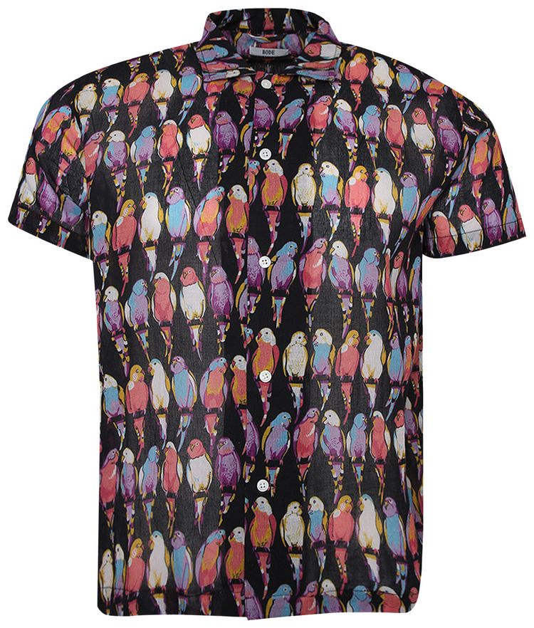 Bode Parakeet Short Sleeve Shirt Multicolor