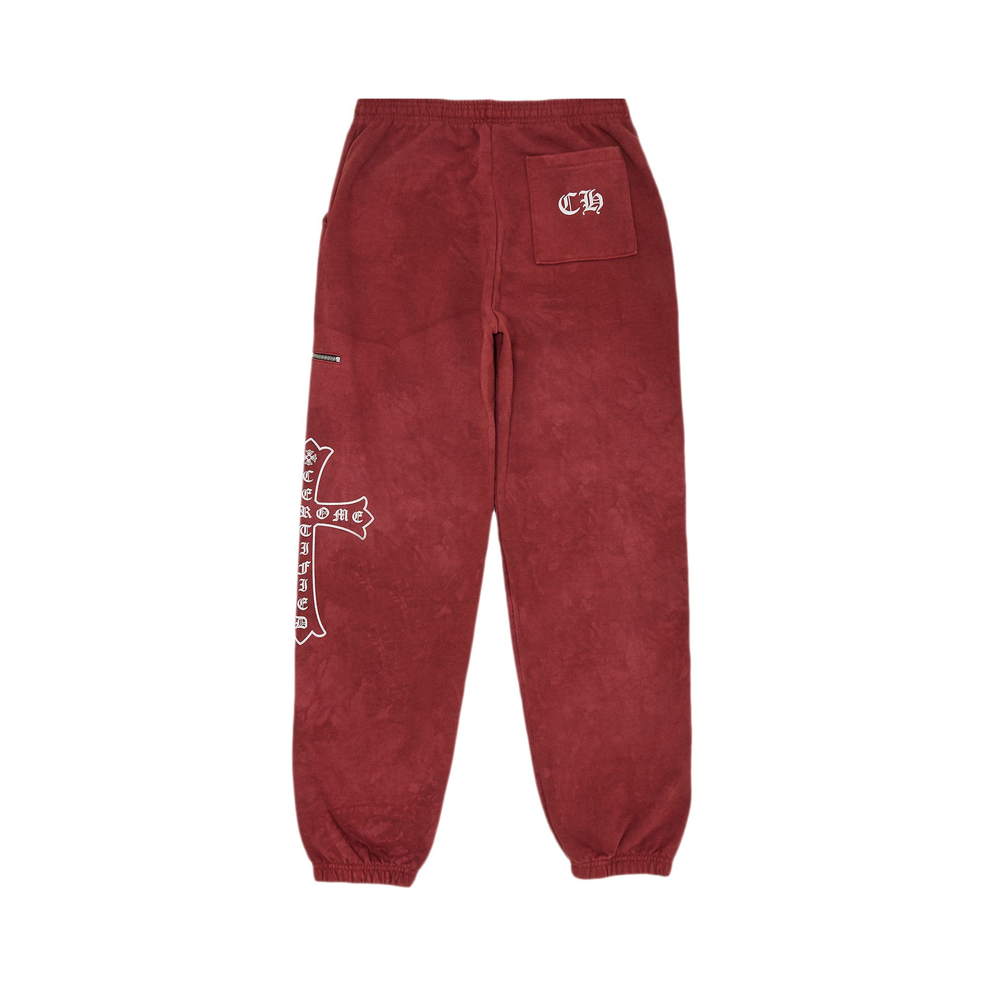 Buy Chrome Hearts x Drake Friends & Family Cross Sweatpants 'Red
