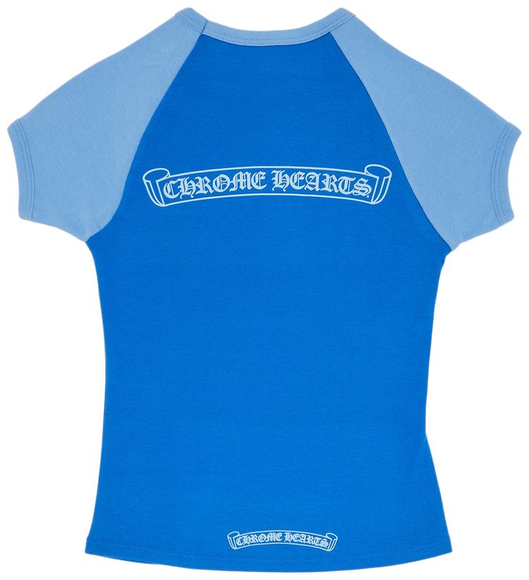 Chrome Hearts Baseball T Shirt Blue