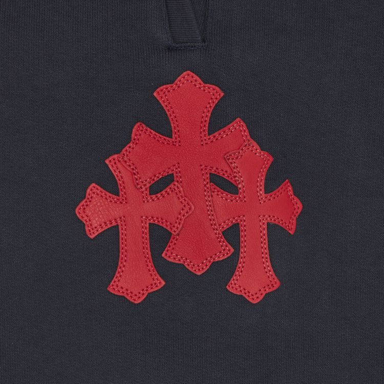 Chrome Hearts Triple Cross Sweatpants NavyRed