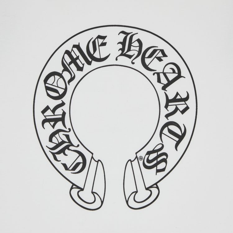 Chrome Hearts Horseshoe Neck Logo 34 Shirt BlackWhite