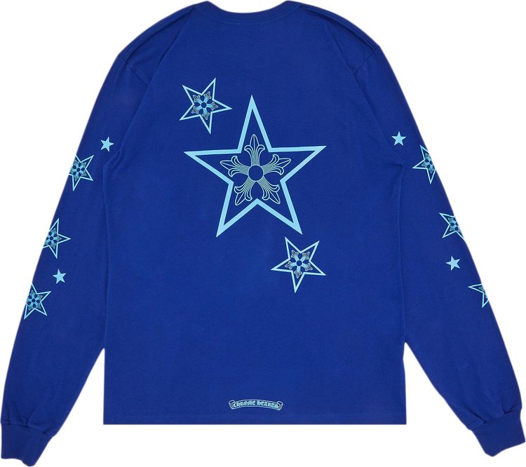 Chrome Hearts Star Long Sleeve Shirt Blue