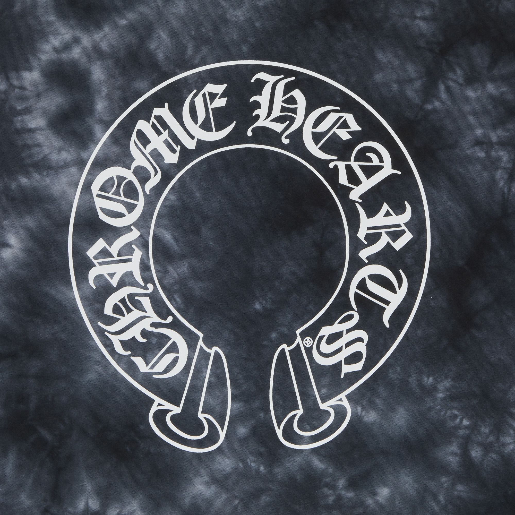 関税送料込 Chrome Hearts Horseshoe Hoodie Black Tie Dye Chrome Hearts CHROME HEARTS TIE DYE HORSESHOE HOODIE - BLACK