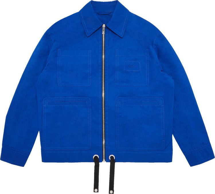 Versace 4 Pocket Zip Jacket 'Blue'