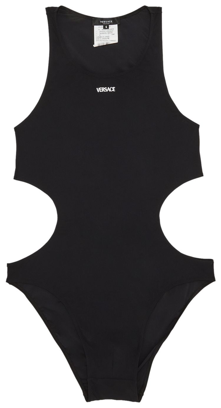 Versace Cutout Body Suit Black