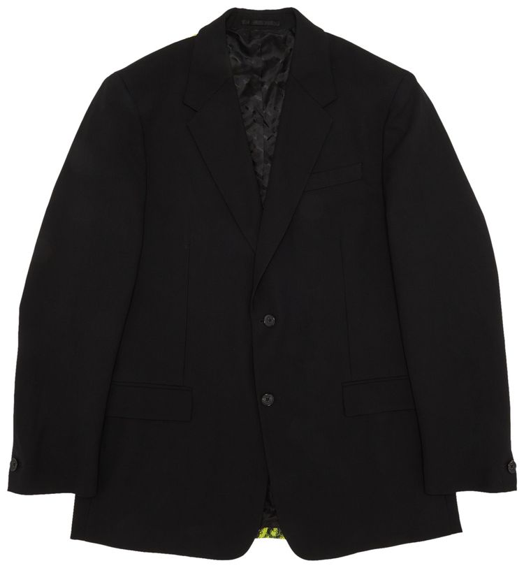 Versace Medusa Print Blazer BlackGreen