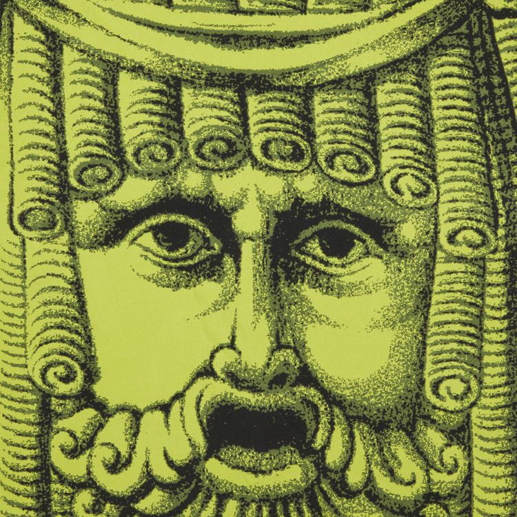 Versace Medusa Print Blazer BlackGreen