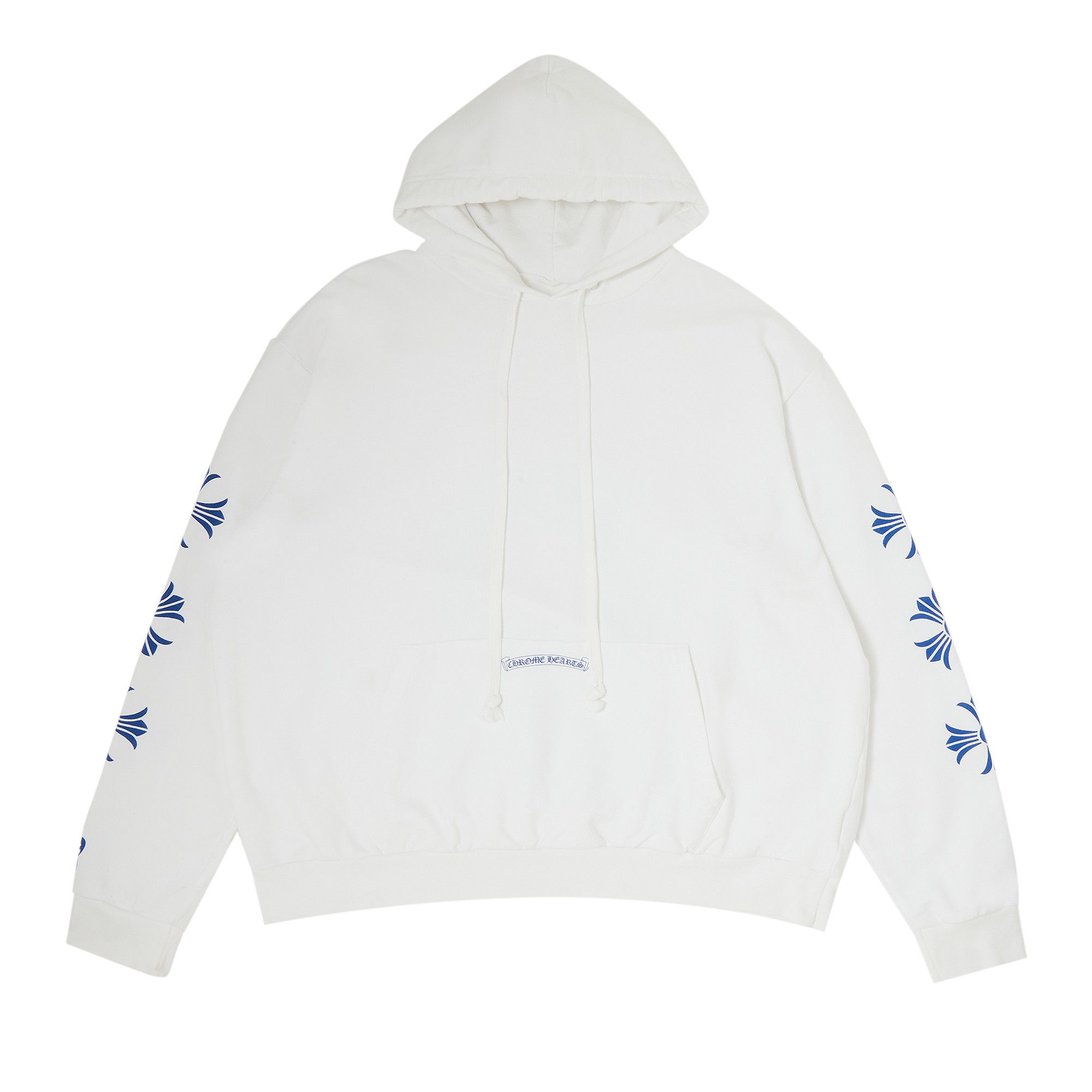 Buy Chrome Hearts x Drake Friends Family Hoodie White Blue