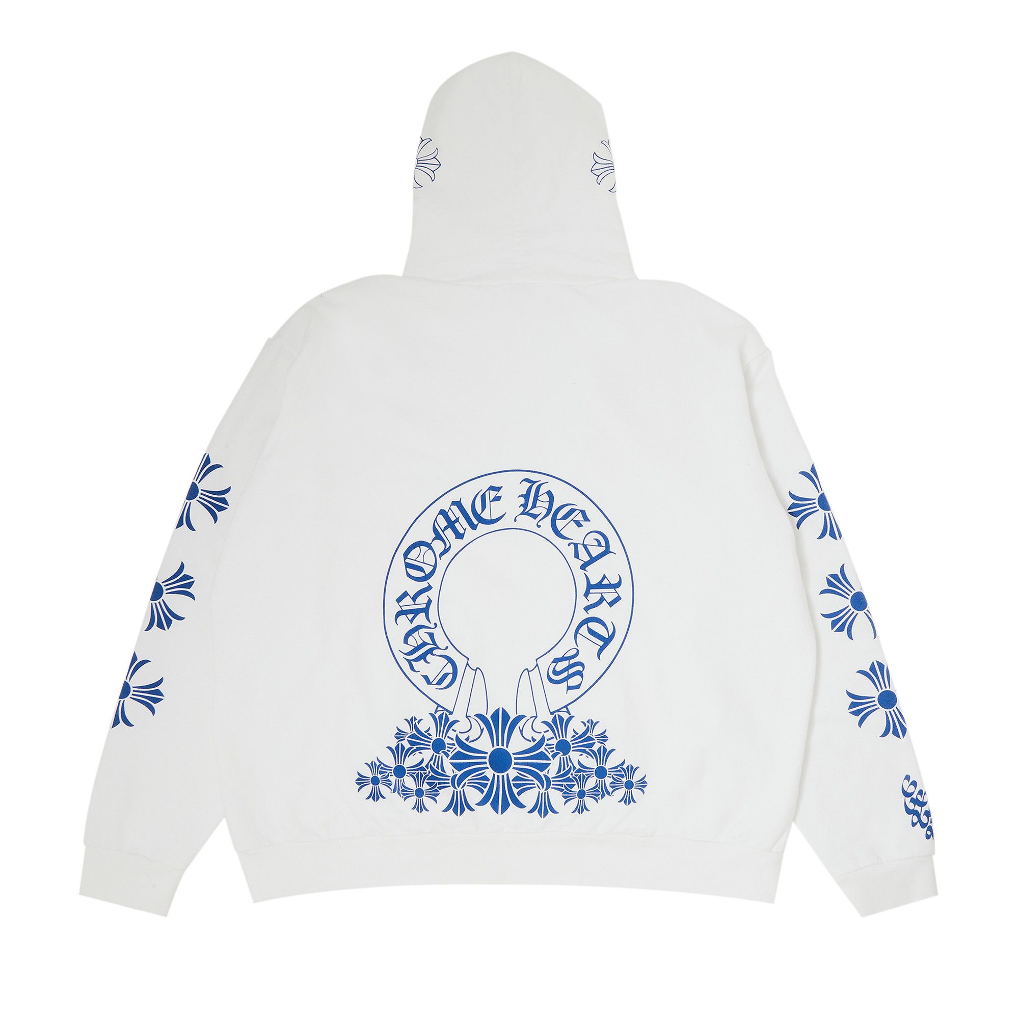 Buy Chrome Hearts x Drake Friends & Family Hoodie 'White/Blue