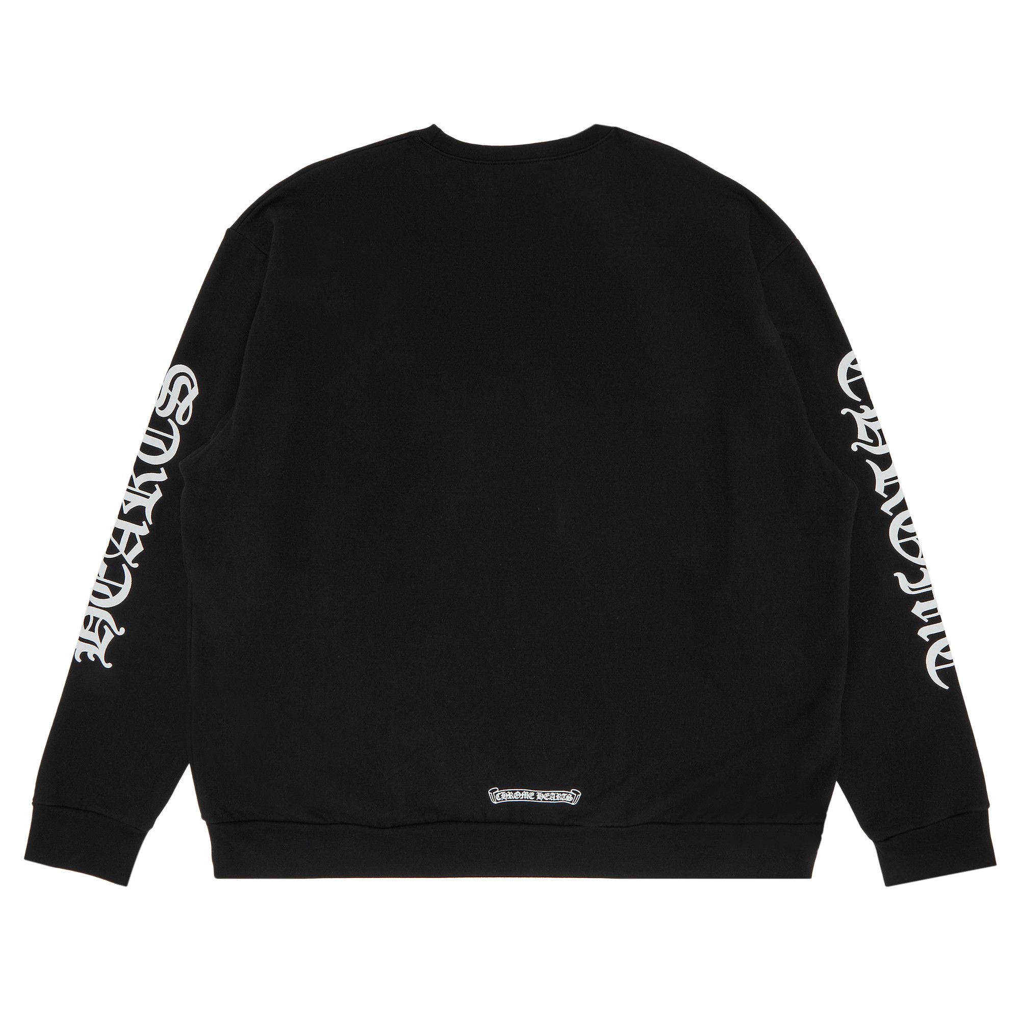 入荷なう Size xl Chrome Hearts Neck Logo Crewneck Sweatshirt 'Black' トップス