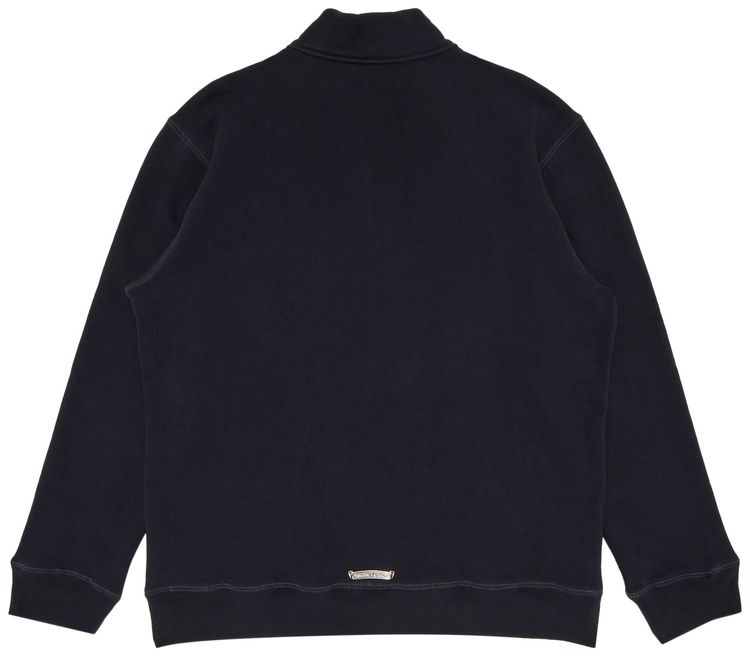 Chrome Hearts Paper Jam Triple Cross Quarter Zip NavyRed