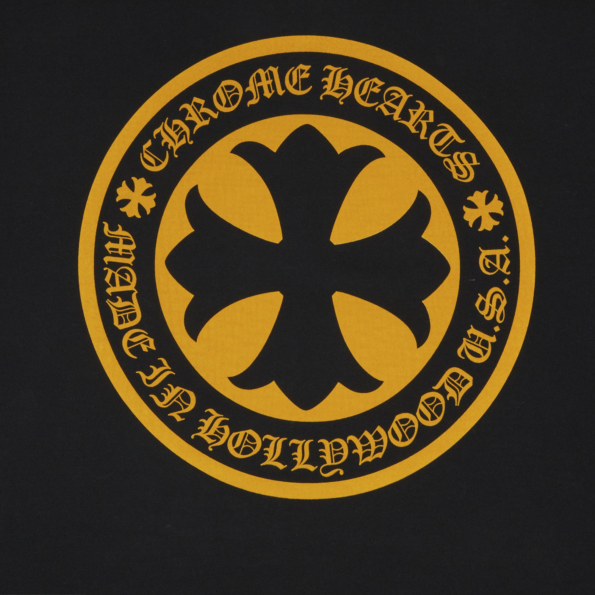 Buy Chrome Hearts Plus Logo Hoodie 'Black/Yellow' - 1383 Buy Chrome Hearts Plus Logo Hoodie 'Black/Yellow' - 1383