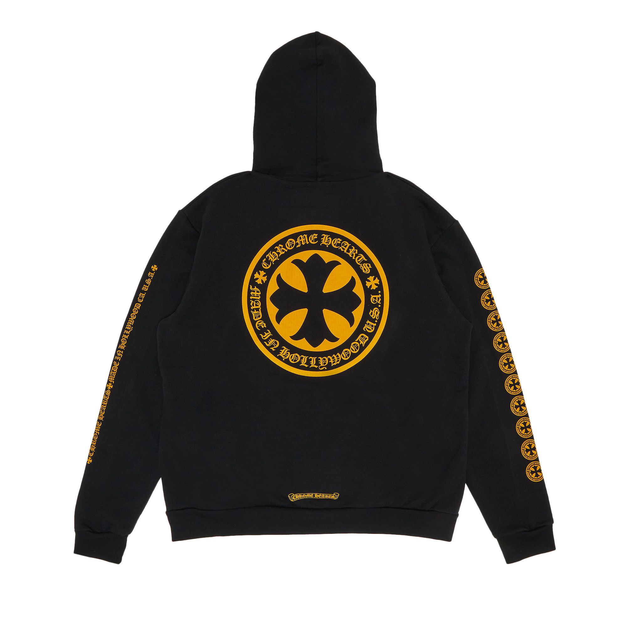 割引クーポン Hoodie Logo Plus Hearts Chrome Buy 'Black/Yellow' 1383 - トップス