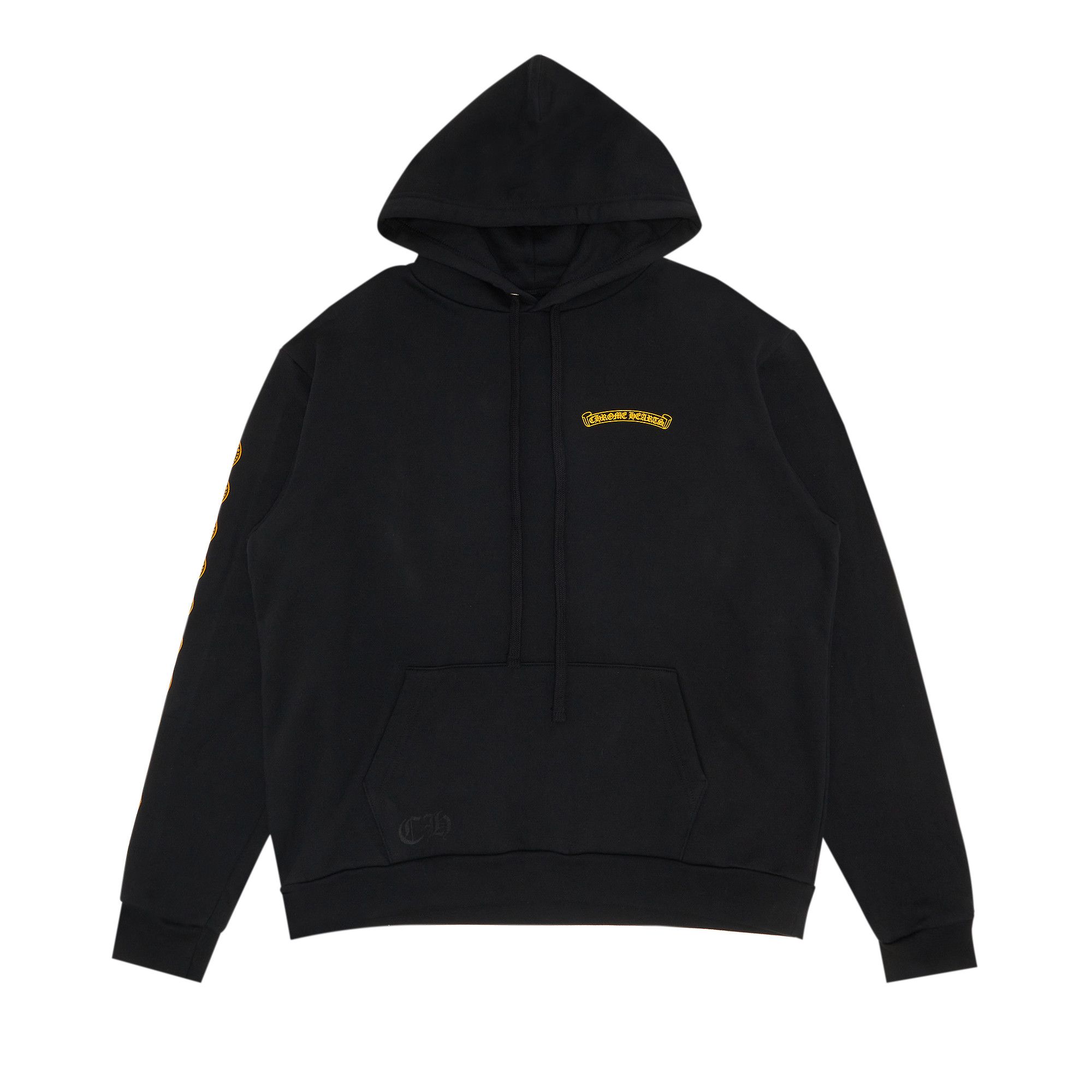 Buy Chrome Hearts Plus Logo Hoodie Black Yellow 1383