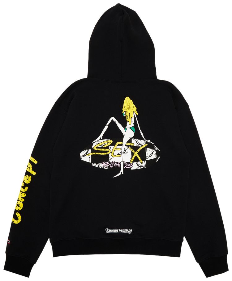 Chrome Hearts x Matty Boy Sex Records Hoodie Black