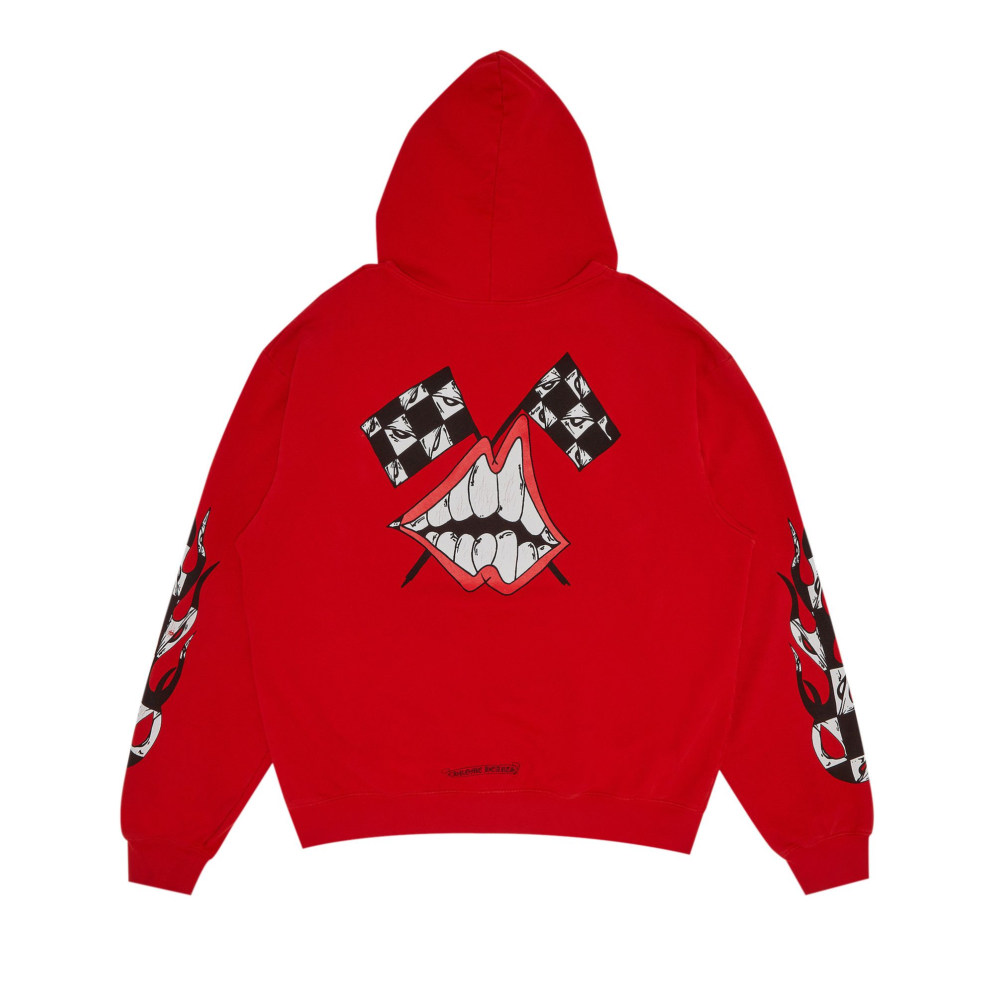 Buy Chrome Hearts x Matty Boy Flames Hoodie Red 1383 100000106XMBFH RED GOAT UK