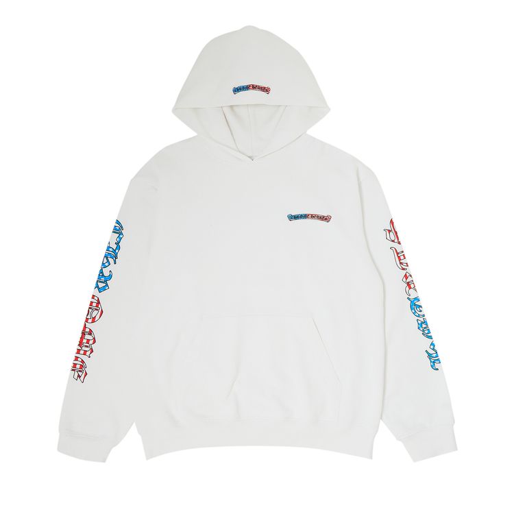 Chrome Hearts x Matty Boy 4th Of July Hoodie White