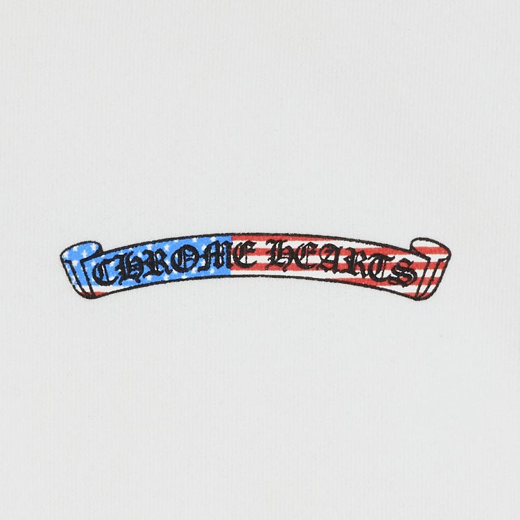 Chrome Hearts x Matty Boy 4th Of July Hoodie White