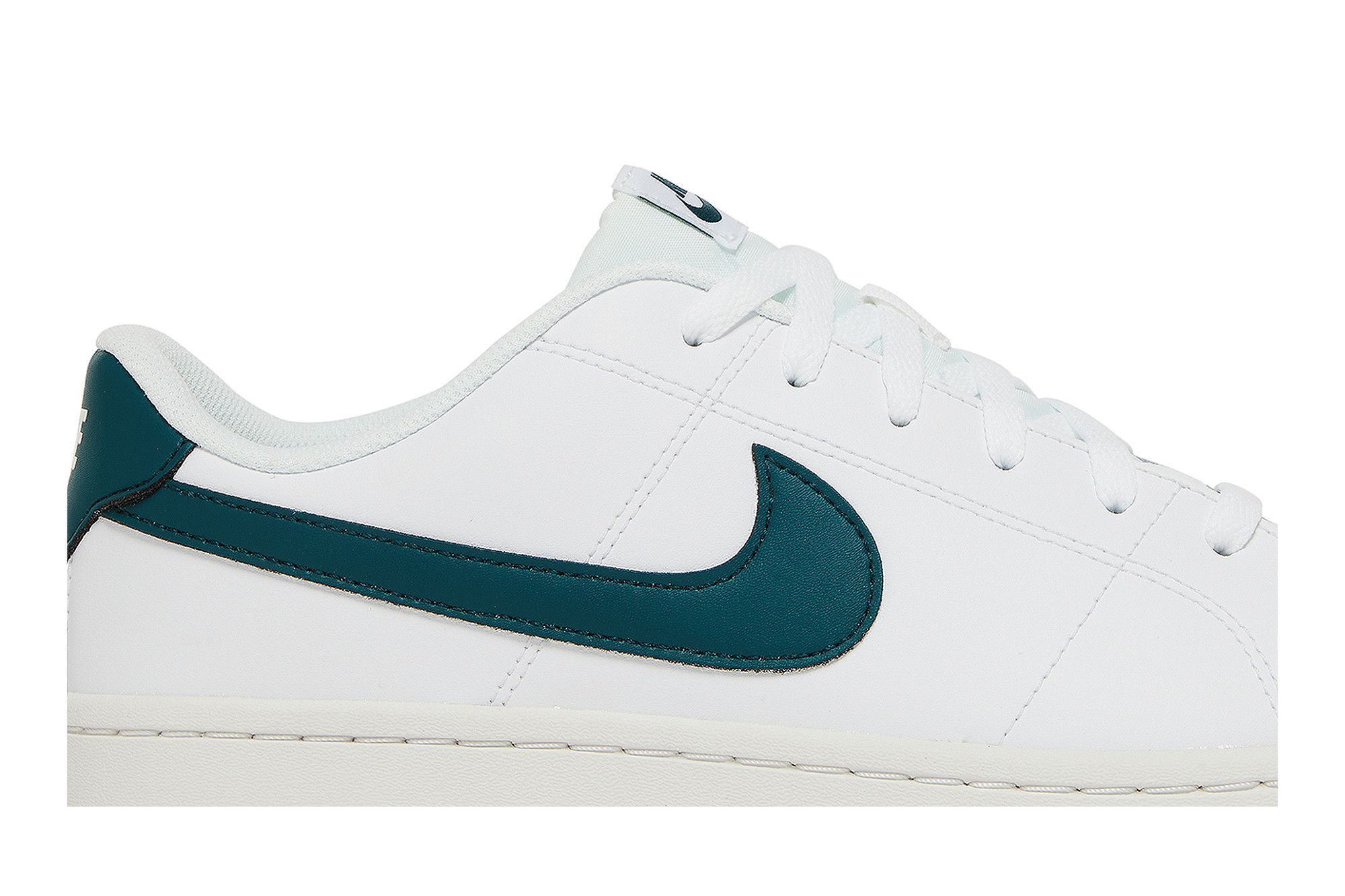 Size 11.0 Court Royale 2 Low White Dark Teal Green