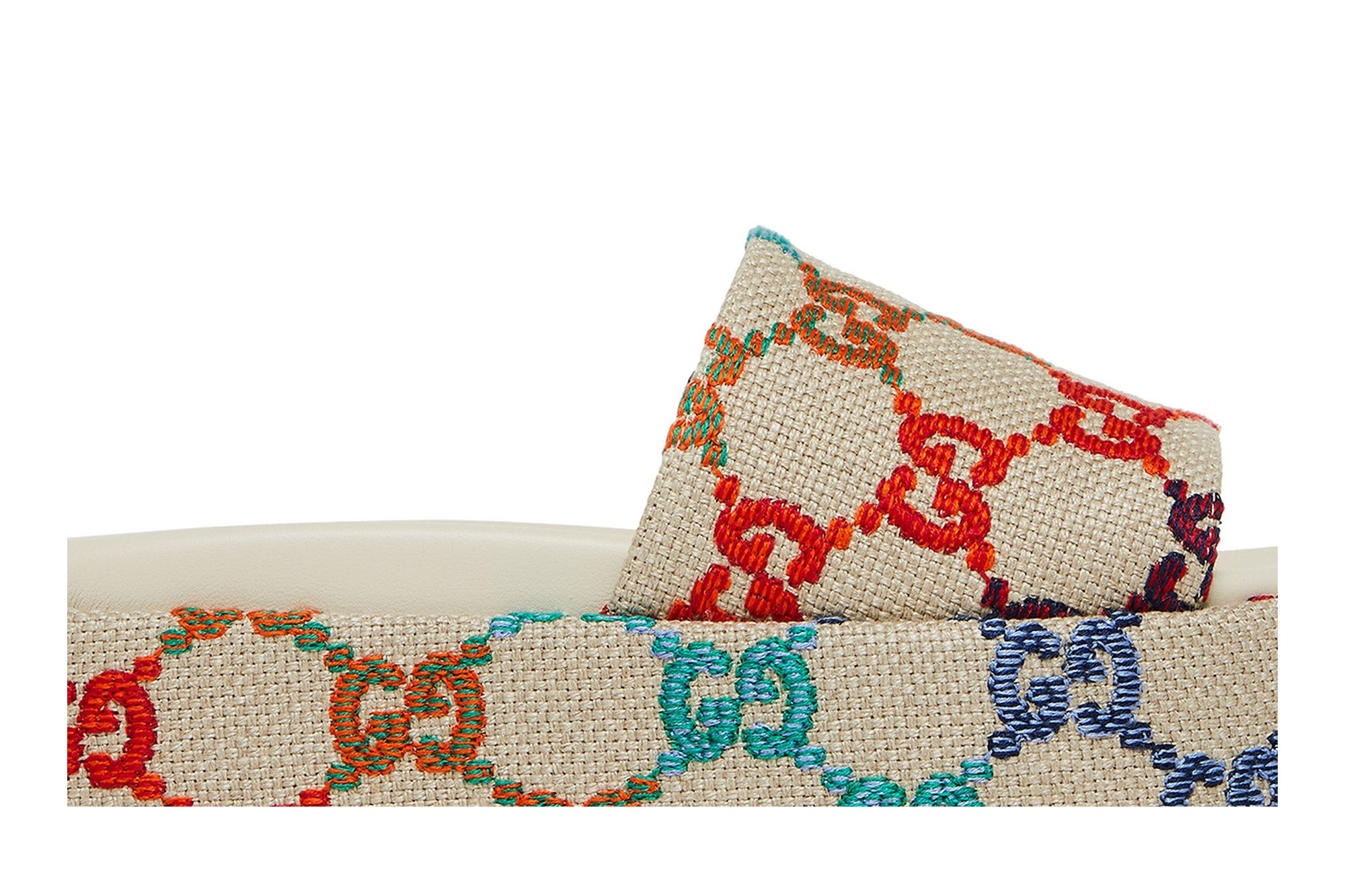 Buy Gucci Wmns Platform Sandal 'White Multi' - 623212 UFT00 8464