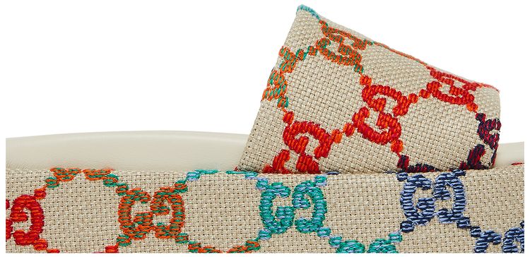 Gucci Wmns Platform Sandal White Multi