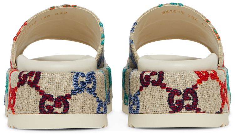 Gucci Wmns Platform Sandal White Multi