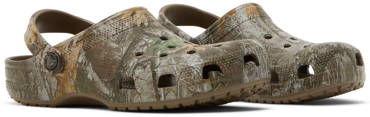 Realtree x Crocs Classic Clog Edge Camo   Walnut